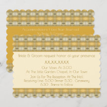 Elegantes Gemustertes Gold und Creme