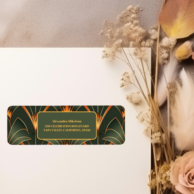 Elegantes geometrisches Brautparty Art Deco (Von Creator hochgeladen)