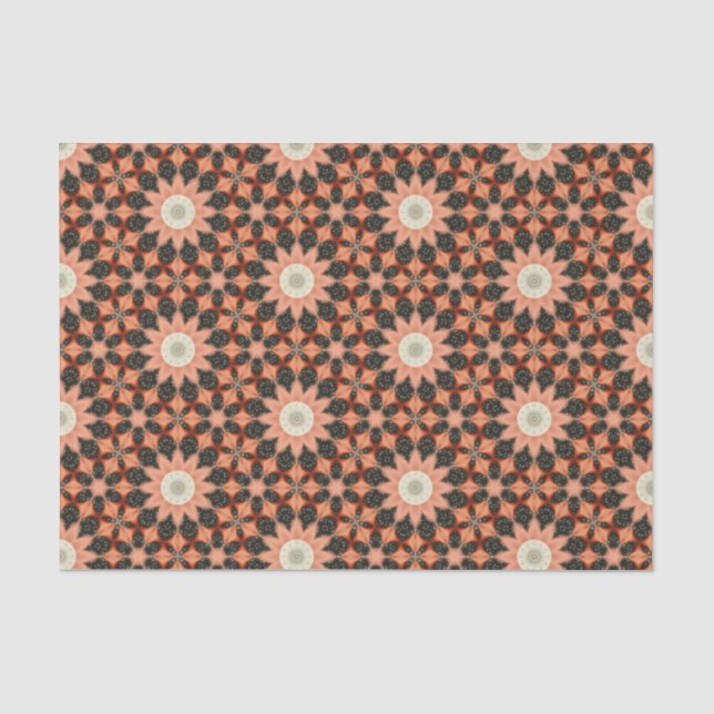 Elegantes, geometrisches Muster Abstrakt Seidenpapier (Vorderseite)