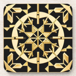 Elegantes geometrisches Muster Art Getränkeuntersetzer