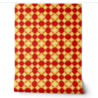 Elegantes geometrisches Muster aus Gold floral Tapete