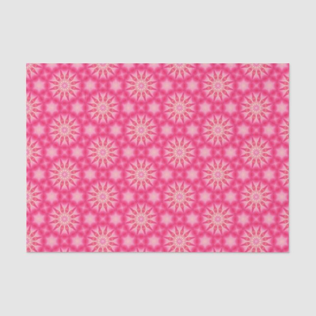 Elegantes geometrisches Muster Girly Chic Seidenpapier (Vorderseite)