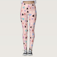 Elegantes geometrisches Muster rosa lila Minze sch