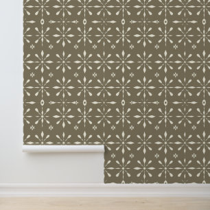 Elegantes geometrisches Muster Tapete