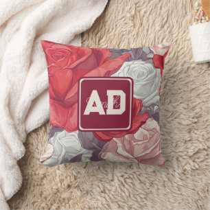 Elegantes geometrisches Rose-Kissen Kissen