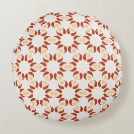 Elegantes geometrisches Rundkissen Rundes Kissen