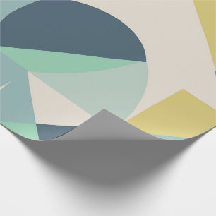 elegantes geometrisches Schleifpapier Geschenkpapier