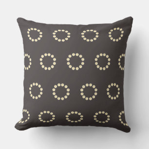 Elegantes gepunktetes Muster Kissen