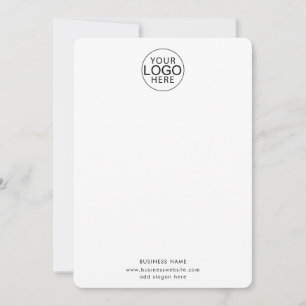 Elegantes Geschäftslogo und Unternehmenswebsite Mitteilungskarte