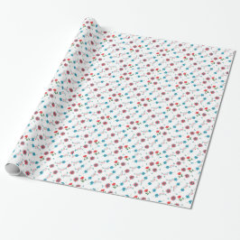 Elegantes Geschenk für Blumenmuster Geschenkpapier