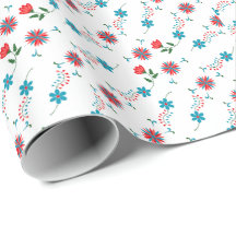 Elegantes Geschenk für Blumenmuster