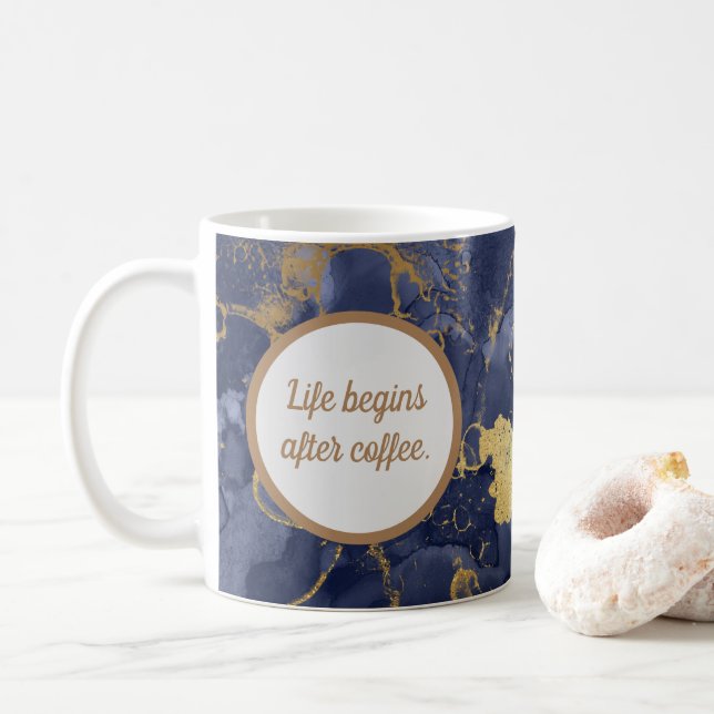 Elegantes Geschenk für Inspiration-Kaffee-Tasse Kaffeetasse (Mit Donut)