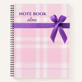 Elegantes Geschenkwrap-Notebook mit Ribbon-Design Notizbuch