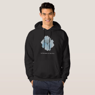 Elegantes Ginkgo-Biloba-Blatt in Aquarell - Minima Hoodie