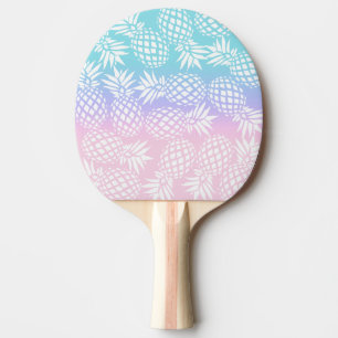 Elegantes Girly Gradient Ananas Muster farbig Tischtennis Schläger