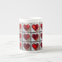 Elegantes glass-like Red Hearts - Box mit Liebe 💖