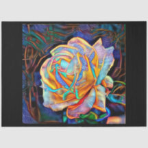 Elegantes Glossy Einzigartige Rose