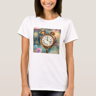 Elegantes glückliches neues Jahr 2025 T-Shirt