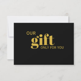 Elegantes Gold & Black Beauty Salon Geschenkgutsch