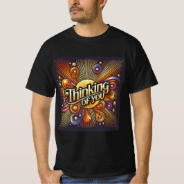 Elegantes Gold Denken Sie Mens T-Shirt