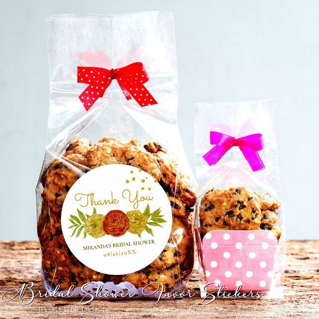 Elegantes Gold Dots Brautparty Runder Aufkleber (Von Creator hochgeladen)