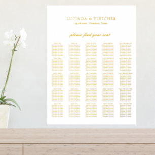 Elegantes Gold Foil Formal Hochzeitsstift Foliendrucke