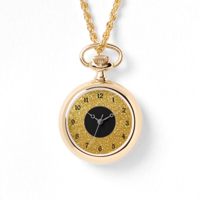 Elegantes Gold-Gesicht Armbanduhr (Vorderseite)