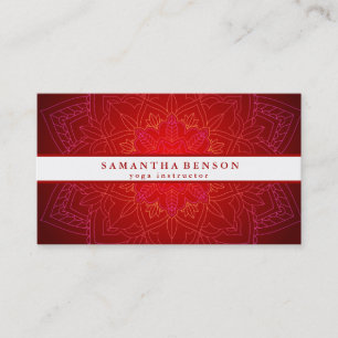 Elegantes Gold-Mandala-Lotusblumen-Logo Yoga Visitenkarte