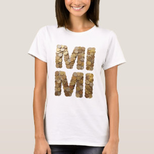 Elegantes Gold MINI Slogan Design T-Shirt