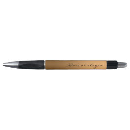 Elegantes Gold mit benutzerdefiniertem Text Kugelschreiber