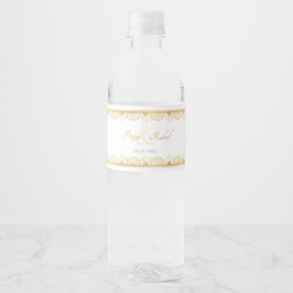 Elegantes Gold Muster Indische Hochzeit