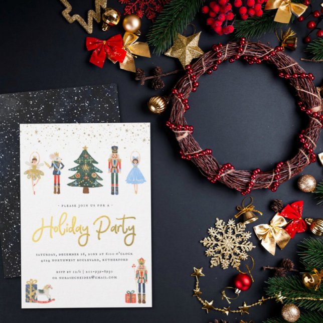 Elegantes Gold | Nussknacker Weihnachtsfeier (Von Creator hochgeladen)