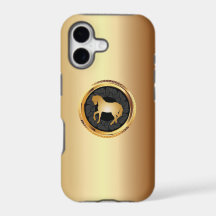 Elegantes Gold Pferd iPhone 5 Hülle