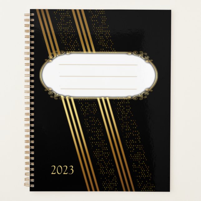 Elegantes Gold Planer (Vorderseite)