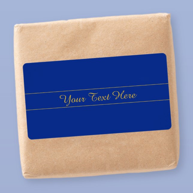 Elegantes Gold-Script auf Navy Blue Background (Von Creator hochgeladen)