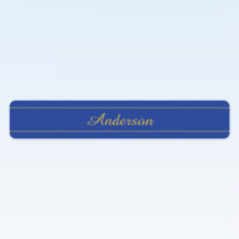 Elegantes Gold-Script auf Navy Blue Background