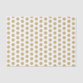Elegantes Gold Snowflake Holiday Tissue Seidenpapier
