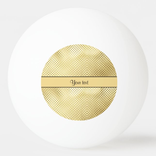 Elegantes Gold Tischtennisball (Vorderseite)