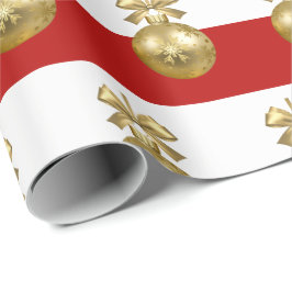Elegantes Gold Weihnachtsgeschmack Geschenkpapier