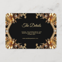 Elegantes Golddetail