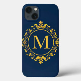 Elegantes Golden Monogram Design Case-Mate iPhone Hülle