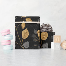 Elegantes goldenes Akzent-Rose schwarzes Blumenmus