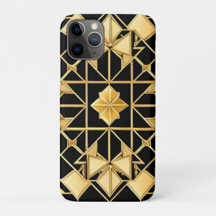 Elegantes goldenes geometrisches Musterdesign Case-Mate iPhone Hülle