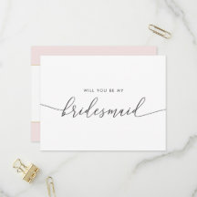 Elegantes Goldenes Herz wirst du meine Bridesmaid