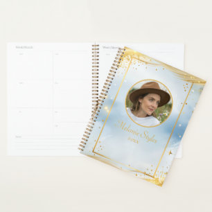 Elegantes goldfarbenes Foto-Chic Planer