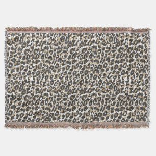 Elegantes Goldleopardenmuster Decke