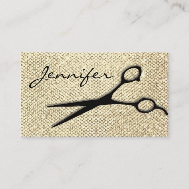 Elegantes Goldmoderne Hairstylist-Verabredung Terminkarte (Vorderseite)
