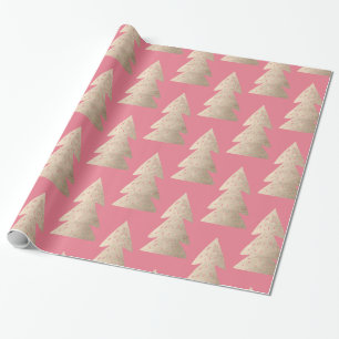 Elegantes Goldmuster der modernen Rose Geschenkpapier