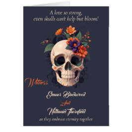 Elegantes Gothic 3D Floral Complete Wedding Progra