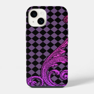 Elegantes Gothic-Lila-Swirldesign iPhone 6 Hülle